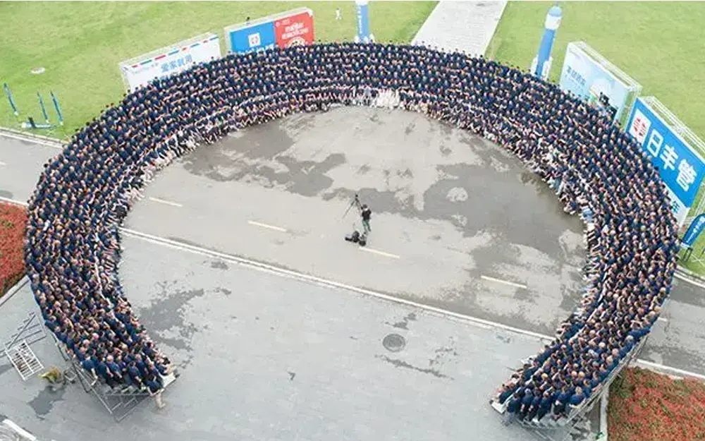 Site de prise de vue pour les groupes de conférence à grande échelle