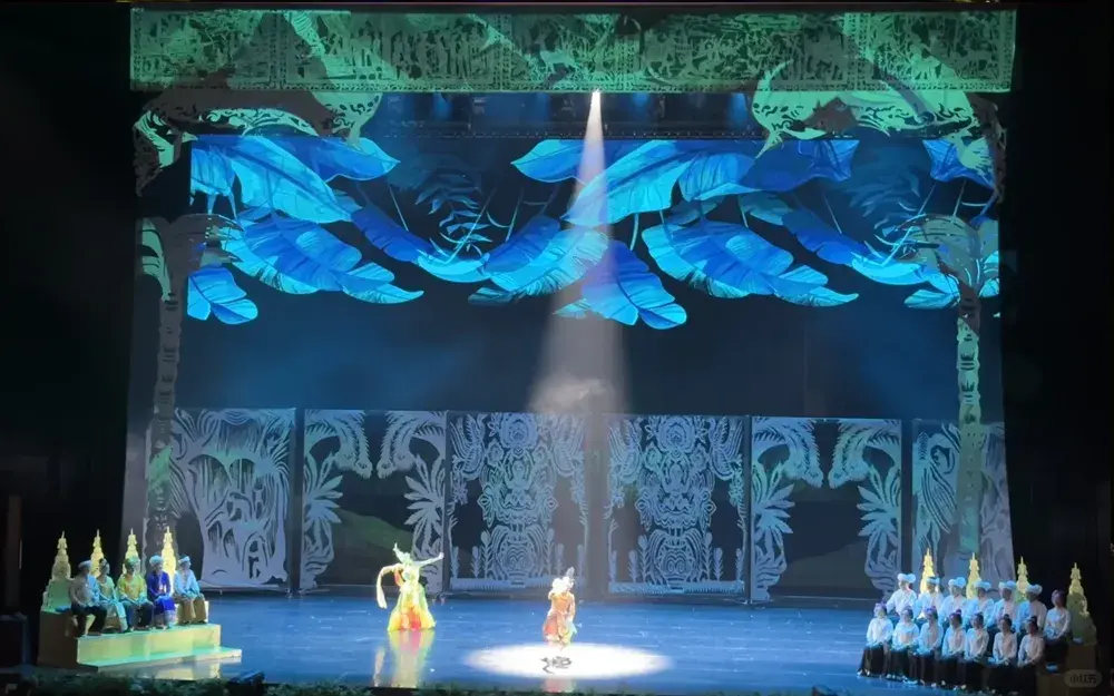 Spectacle de projection laser