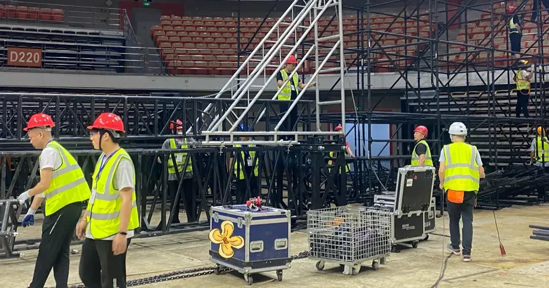 Services de conférence et d'exposition sur place